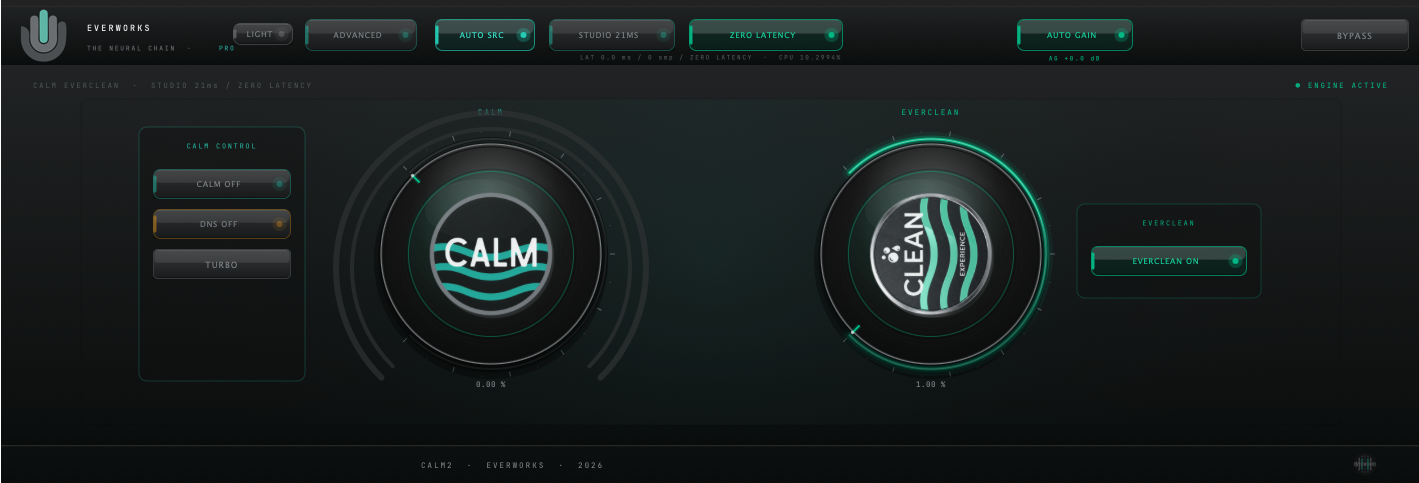 CALM EverClean plugin interface