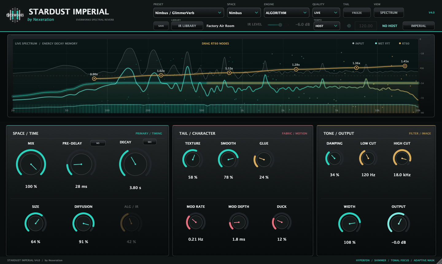 STARDUST IMPERIAL 4.0.1 plugin interface